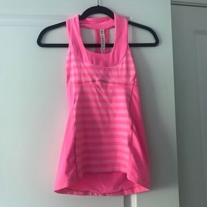 Lululemon pink tank